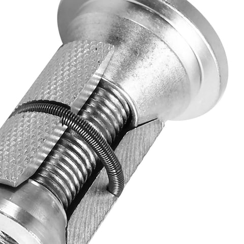 Close-up of Road Bike Upgrade: Beefy 28.6mm Front Fork Compression Plug for Carbon Forks, Expansion Bolt Headset Screw