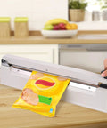 16 Inch Heavy Duty Manual Impulse Sealer With Extended 3mm Seal Strip for plastic bags on kitchen counter