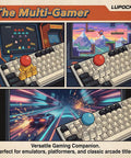 3D Printed Keyboard Joystick Adapter For WASD Four Key Linkage Creates Retro Arcade Vibe Over Your Keyboard Keys Built For Mini Fighting Controllers DIY Novelty Analog Button Attachment Yellow on a keyboard