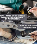 Installation process for 12 Piece Transfer Differential Drain Plug Crush Washer Kit 12157-10010 90430-A0003 90430-24017.