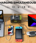 Portable Power Station 88Wh Lithium Battery Solar Generator With Fast Charging And AC Outlet 120W Peak Power Bank charging devices