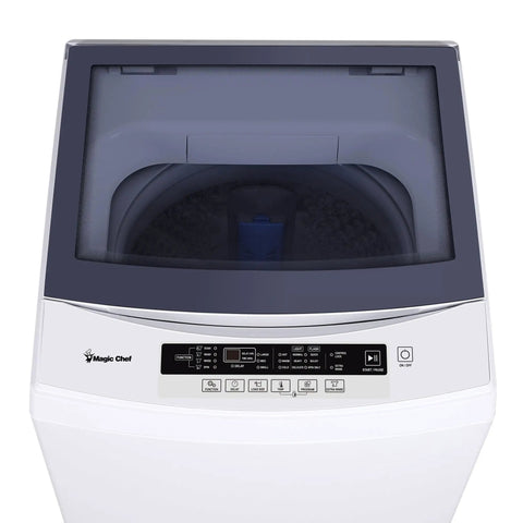 Compact 3.0 Cu Ft Top Load Washer In White Featuring Quick Wash Cycles Three Water Levels And Wrinkle Free Care crafted for small spaces.