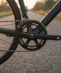 44T 130 Crankset With Bottom Bracket For Road Bikers, Lightweight Hollow Design, Anodized Finish, 170mm Length, Bike Conversion Upgrade For Smoother Speeds And Snappier Pedals on road bike
