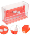 Triple Pack Double Needle Threader Kit For Easy Needle Threading In Home Sewing Machines And Hand Sewing With A Portable Plastic Design Compact Lightweight For Quick One Handed Threading On The Go No Fuss Setup For Beginners And Pros, clear plastic case