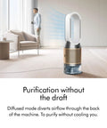 All In One Air Purifier Humidifier And Cooler For Home With De NoX Filtration And HEPA H13 99.97 Percent Capture in living room