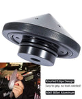 Prop Nut For Trolling Motors That Cuts Prop Noise And Vibration, Stabilizes With A Bigger Contact Point, Black Finish