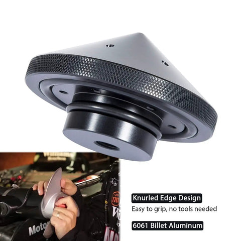Prop Nut For Trolling Motors That Cuts Prop Noise And Vibration, Stabilizes With A Bigger Contact Point, Black Finish