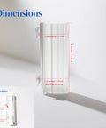 Heavy Duty Warehouse Aisle Sign Holders For Pallet Rack Upright With Flexible Hinge 50 Pack showing clear sign holder dimensions