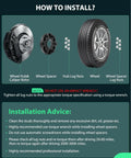 Installation diagram showing 2 Inch Wheel Spacers Adapters For Ford F 250 F 350 Super Duty 8x170 Bolt Pattern 8 Lug 14x1.5 Studs 130mm Center Bore Adds 1.25 Offset To Factory Wheels For A Tougher Street Ready Stance with torque recommendations.