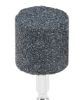 Front view of Ten Piece 30mm Aluminum Oxide Mounted Grinding Stones With One Quarter Inch Hex Shank For Electric Rotary Tools Drill Grinder Built Tough Wear Resistant Bits
