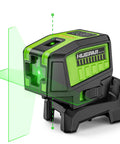 Self Leveling Laser Level With Plus Mode And Dual Line Plus 2 Plumb Dots, 360 Degree Magnetic Base, 98 To 165 Feet Range