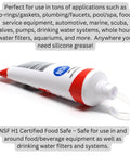 Food Grade Silicone Lubricant For O Rings And Gaskets That Keeps Faucets Plumbing Pool Spa And Valves Running Smooth