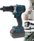 Epic Cordless Rivet Nut Tool With M3 To M12 Fasteners For Aluminum And Iron Making Blind Riveting A Breeze No Cables Needed So You Can Crush It Anywhere Without Pain Or Hassle, cordless drill style