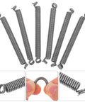 Top Notch 6 Pcs Sewroro Washing Machine Door Boot Seal Spring Clamp Replacement Kit, six silver metal springs for front load washer repair