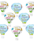 Oh The Places You’ll Go Themed 12 Inch Hot Air Balloon Paper Lanterns 8 Pack Totally Dope Graduation Party Decor For Kindergarten Preschool Baby Shower Hanging Lanterns For Ceiling Wall Or Table Display.
