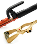 300 Amp Brass T Style Welding Ground Clamp and 300 Amp Brass Electrode Holder Combo for heavy duty welding applications