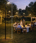 14 Ft Beefy Modular Ground Mount Pole Kit With Drive In Install No Digging Or Concrete Made In USA Galvanized Steel Black Coat