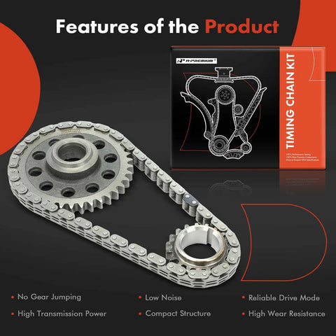3 Piece Timing Chain Kit With Sprocket For Ford Ranger 1999 To 2008 Taurus 1999 To 2006 2007 Windstar 1999 To 2000 Mazda B3000