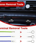 Trim Removal Tool Set With Pick And Clip Remover, stereo tools and terminal removal tools for auto interior use