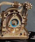 Hands On 3D Wooden Puzzle Engine Kit With 230 Piece Rotary Engine Build For Adults And Enthusiasts, Dope Functional Mechanical Model With Dynamic Motion, Educational STEM Project For Curious Hobbyists. 3D wooden rotary engine model on display