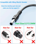 42V Replacement Charger For Electric Scooters That Fit S2 Pro S2 Lite S2 KS4 KS4 Pro NEX with barrel plug connector.