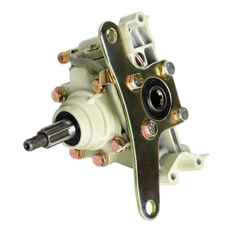 Beefed Up Heavy Duty Reverse Gearbox And Forward Converter For Atv Utv Drift Trike And Go Kart 150cc To 300cc Vertical Engines with metal components.