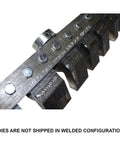 Close-up of Gooseneck Dies For 12 And 20 Ton Finger Brakes Fit Bend Up To Quarter Inch Material Heavy Duty USA Made Weld In Custom U Shaped Brackets