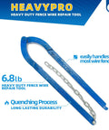 Heavy Duty Fence Wire Tightener Weighs 6.8 Lb For Quick Permanent Repairs Of Slack Electric Horse And Mesh Fence Wire