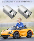 2 Pack 24V RS555 35000RPM Electric Motor Drive Engine For High Speed Ride On Cars with child in toy car
