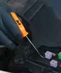 8 Piece Specialty Pick and Driver Set With Scraper, Pro Grade Precision Picks and Hooks, Chrome Vanadium Steel Shafts for detail work shown