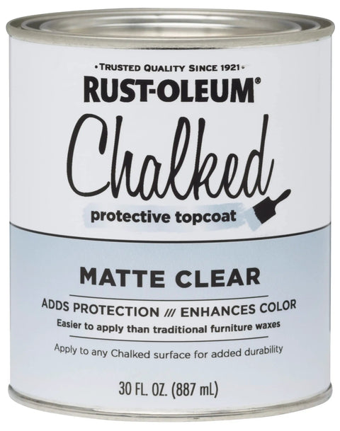 Chalked Ultra Matte Interior Paint 30 Oz Kit With Matte Clear Topcoat can front view