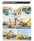 Portable Mini Crawler Crane With Wireless Handheld Transmitter And Dependable Hydraulic Pump Built Tough For Tight Quarters, various models displayed.