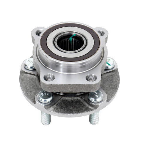 Front view of 5 lug Front Wheel Bearing Hub Assembly Fits 2015-2018 Subaru Forester, 2015-2019 Impreza, 2016-2020 Crosstrek