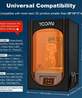 Front view of a Resin 3D Printer Enclosure With Built In Ventilation Filter Odor Control Carbon Filter, fits most LCD UV printers.