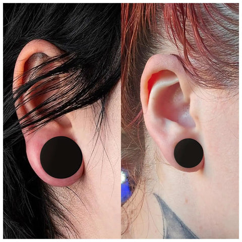 Soft Silicone Ear Gauge Kit 13 Pairs 26 Pieces From 3mm To 25mm Flexible Tunnels Plugs Set worn in ears