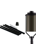 Easy Install 4-Pack Bronze Metal Torches For Outdoor Patio Lawn Garden Lighting 65 Inch Weather Resistant With Long Lasting Wick And Snuffer No Fuss Setup