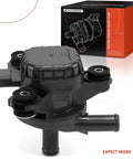 Universal Engine Electric Water Pump Compatible With Toyota Rav4 2016 2018 And Lexus Nx300h 2015 2021 showing plastic housing and metal impeller.