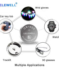 Premium CR1620 3V Lithium Coin Batteries 5 Pack Delivering 70mAh Hardcore Longevity For Key Fob Trackers Car Remotes Digital Devices with applications for watches and 3D glasses.