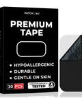 Premium Cotton Adhesive Tape For Skin Care Pain Free Removal Hypoallergenic Latex Free Gentle On Sensitive Skin 30 Pack box view