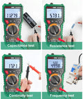 Digital Multimeter With Capacitor Tester for DIYers, TRMS, 20000 Counts in capacitance, resistance, continuity, frequency tests