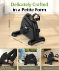 Under Desk Elliptical And Mini Exercise Bike For Easy At Home Or Office Workouts, compact and portable model with LCD display