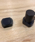 Beefy Pro Grade Bench Dogs For 19mm Or 20mm Dog Holes Aluminum Alloy Table Clamp Stop on wooden surface