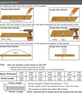 Installation guide for Half Moon Cabinet Pulls Four Pack Semicircle Drawer Handles With 2.52 Inch Hole Spacing and Elegant Gold Finish.