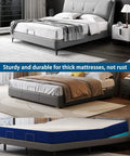 Heavy Duty Chrome Mattress Retainer Bars 2 Pack Solid Metal Bed Frame Grippers Keep Your Sleep Setup Locked Down No More Slipping Around For Platform Beds Over Ten Inches Tall in modern bedrooms.