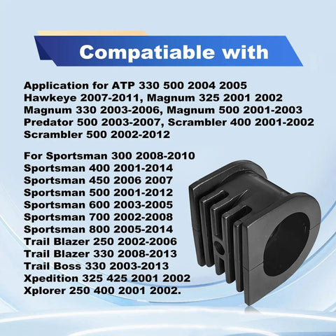 Polaris Upper Steering Stem Bushing Replacement For ATV And UTV Durable ABS Plastic Post Bushing with compatibility details