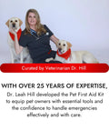 Cat And Dog First Aid Kit For Home And Travel With Thermometer Wound Care Supplies Bandages Antiseptic Essentials In A Medium Travel Bag Vet Designed For Emergencies
