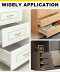 Get Rid Of Sticky Drawers With These Rock Solid 12 Inch Drawer Slides One Pair Smooth Extension Glides shown in various furniture applications.