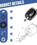 All In One Hydraulic Helm Seal Service Kit HP6032 For SeaStar And BayStar with components and assembly diagram