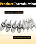 16 Pcs Air Conditioning Valve Core Kit with R134A and R12 Cores showing 4 R12 and 4 R134A valve cores