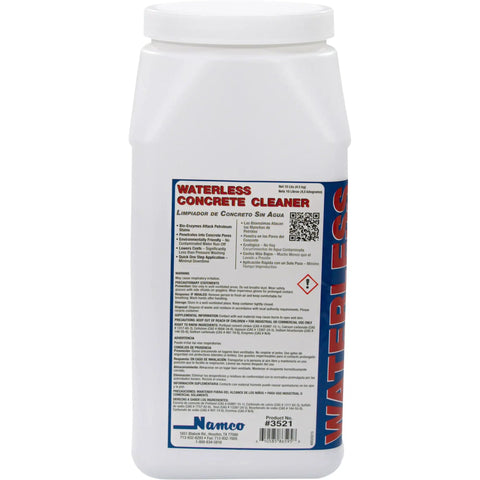 Top Tier Waterless Concrete Cleaning Powder Hella Tough On Grease Stains Fast Acting Solution in a 10 Lbs container